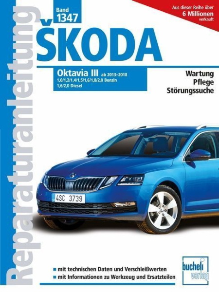 Buchcover und Innenansicht für das Buch: Skoda Octavia III Kombi ab 2013