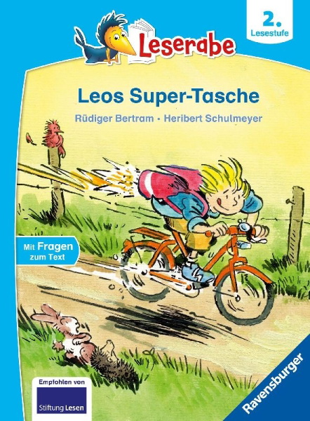 Buchcover und Innenansicht für das Buch: Leserabe 2. Lesestufe - Leos Super-Tasche