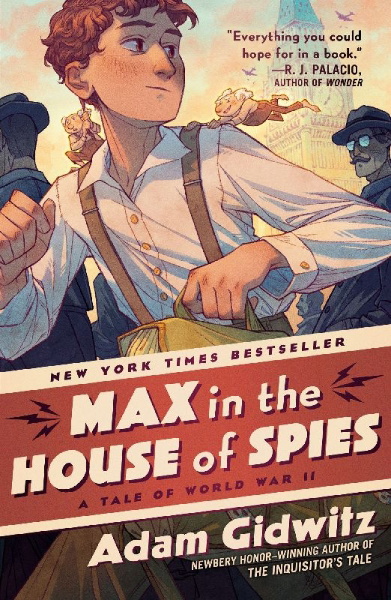 Buchcover und Innenansicht für das Buch: Max in the House of Spies