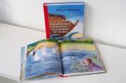 Buchcover und Innenansicht für das Buch: Die schönsten biblischen Geschichten für Kinder