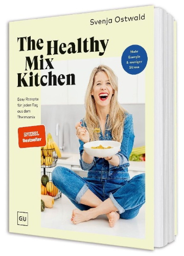 Buchcover und Innenansicht für das Buch: The Healthy Mix Kitchen