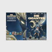 Buchcover und Innenansicht für das Buch: Les Géants - Tome 7 Moon