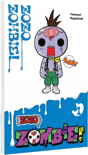 Buchcover und Innenansicht für das Buch: ZOZOZO ZOMBIE-KUN