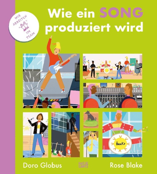 Buchcover und Innenansicht für das Buch: Wie ein Song produziert wird