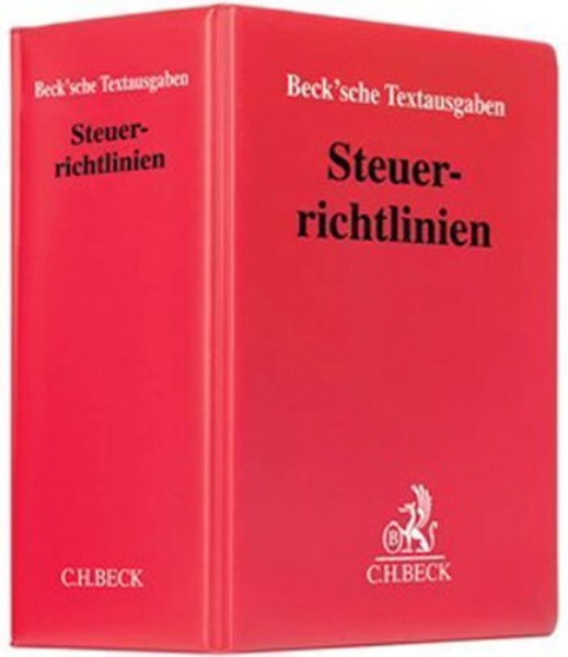 Buchcover und Innenansicht für das Buch: Steuerrichtlinien (ohne Fortsetzungsnotierung). Inkl. 198. Ergänzungslieferung