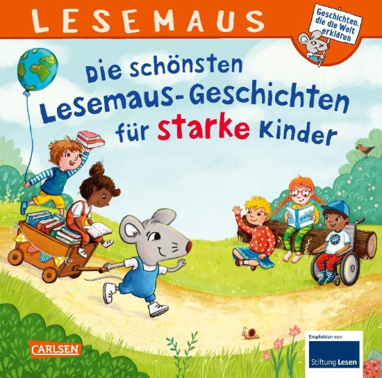 Buchcover und Innenansicht für das Buch: LESEMAUS Sonderbände: Die schönsten Lesemaus-Geschichten für starke Kinder