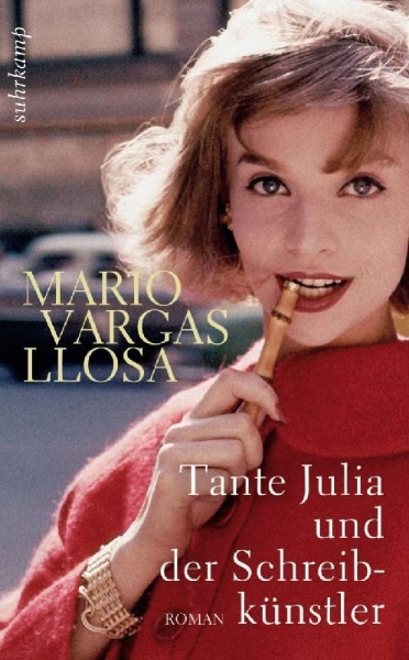 Buchcover und Innenansicht für das Buch: La tía Julia y el escribidor