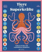 Buchcover und Innenansicht für das Buch: Superpoderes animales