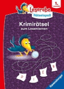 Buchcover und Innenansicht für das Buch: Leserabe - Rätselspaß - Krimirätsel zum Lesenlernen, 1. Lesestufe