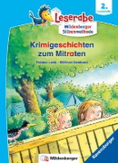 Buchcover und Innenansicht für das Buch: Krimigeschichten zum Mitraten - Leserabe ab 2. Klasse - Erstlesebuch für Kinder ab 7 Jahren (mit Mildenberger Silbenmethode)