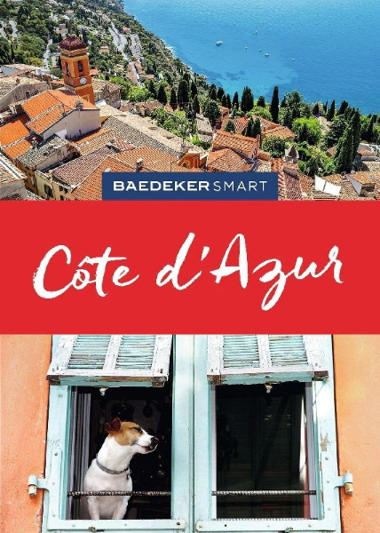Buchcover und Innenansicht für das Buch: Baedeker SMART Reiseführer Côte d'Azur