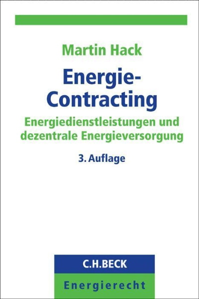 Buchcover und Innenansicht für das Buch: Energie-Contracting
