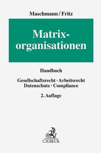 Buchcover und Innenansicht für das Buch: Matrixorganisationen