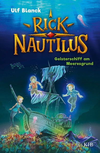 Buchcover und Innenansicht für das Buch: Rick Nautilus - Geisterschiff am Meeresgrund