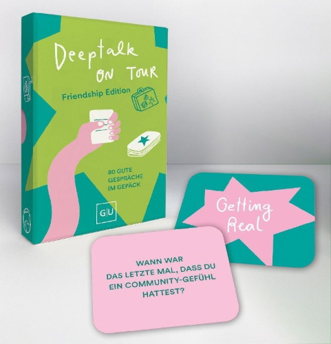 Buchcover und Innenansicht für das Buch: Deeptalk on Tour - Friendship Edition