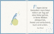 Buchcover und Innenansicht für das Buch: Miniaturbücher mit Wickelverschluss - Kleine Impulse für dein Leben