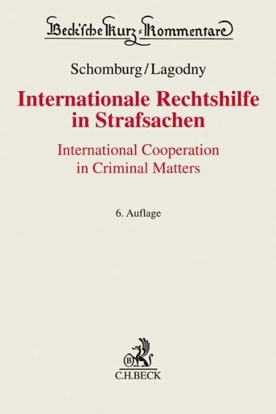 Buchcover und Innenansicht für das Buch: Internationale Rechtshilfe in Strafsachen