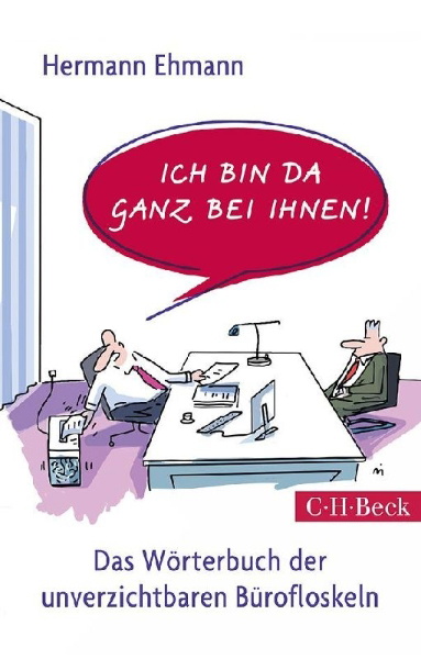 Buchcover und Innenansicht für das Buch: Ich bin da ganz bei Ihnen!