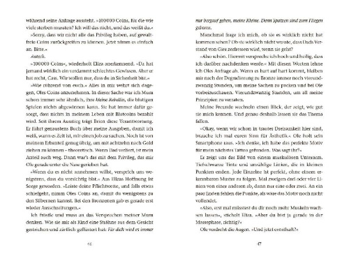 Buchcover und Innenansicht für das Buch: Gameshow - Der Preis der Gier