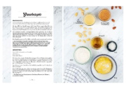Buchcover und Innenansicht für das Buch: Plats vegan en 4 Ingrédients