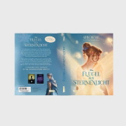 Buchcover und Innenansicht für das Buch: Flügel aus Sternenlicht