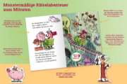 Buchcover und Innenansicht für das Buch: Der Monsterjäger-Club 1 - Die Geisterbahn von Bad Murks