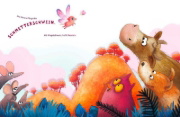 Buchcover und Innenansicht für das Buch: Rosalein Schmetterschwein will fliegen