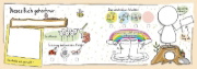 Buchcover und Innenansicht für das Buch: Freundschaftsbuch Meine Lieblingsmenschen - Erinnerungen an die Kindergartenzeit