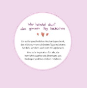Buchcover und Innenansicht für das Buch: Hochzeit machen ist sooo schön!