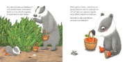 Buchcover und Innenansicht für das Buch: "Ich will aber!", sagt der kleine Dachs (Trotz-Buch)