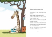 Buchcover und Innenansicht für das Buch: Boku wa African i Sumu Kirin to Iimasu