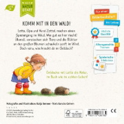 Buchcover und Innenansicht für das Buch: Lotta entdeckt die Welt: Im Wald