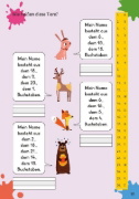 Buchcover und Innenansicht für das Buch: Klett Mein Rätselblock ab 6 Jahren Band 1