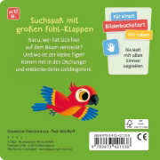 Buchcover und Innenansicht für das Buch: Wo bist du, kleiner Tiger?