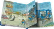 Buchcover und Innenansicht für das Buch: Wieso? Weshalb? Warum? junior, Band 23: Die Rettungsfahrzeuge
