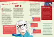 Buchcover und Innenansicht für das Buch: WAS IST WAS Naturwissenschaften easy! Schlau, schlauer, KI? Künstliche Intelligenz erleben