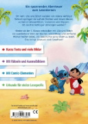 Buchcover und Innenansicht für das Buch: Disney Lilo & Stitch: Auf die Plätze, fertig, Stitch! - Erstlesebuch zum Lesenlernen