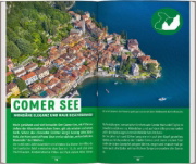 Buchcover und Innenansicht für das Buch: MARCO POLO Reiseführer Oberitalienische Seen, Lago Maggiore, Luganer See, Comer See