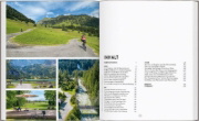 Buchcover und Innenansicht für das Buch: LONELY PLANET Bildband Legendäre Radtouren in Österreich