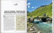 Buchcover und Innenansicht für das Buch: LONELY PLANET Bildband Legendäre Radtouren in Österreich