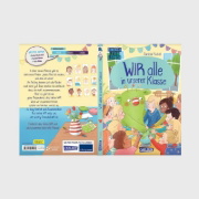 Buchcover und Innenansicht für das Buch: WIR alle in unserer Klasse