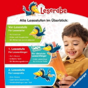 Buchcover und Innenansicht für das Buch: Leserabe 1. Lesestufe Kurz und leicht - Diebe im Park - Eine Polizei-Geschichte