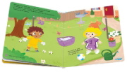 Buchcover und Innenansicht für das Buch: Play+ My first Magnetic Book: Match and Learn Colours