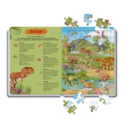 Buchcover und Innenansicht für das Buch: TRÖTSCH - Pappenbuch Puzzlebuch Dinosaurier| Ab 3 Jahren