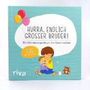 Buchcover und Innenansicht für das Buch: Hurra, endlich großer Bruder!