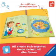 Buchcover und Innenansicht für das Buch: Mein Knuddel-Knautsch-Buch: Bei uns zu Hause