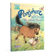 Buchcover und Innenansicht für das Buch: Ponyherz und Herr Franz: Die geklaute Wurst