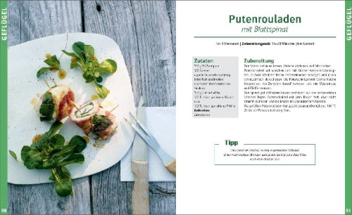 Buchcover und Innenansicht für das Buch: Gasgrill - Die besten Rezepte für Fleisch, Fisch, Gemüse, Desserts, Grillsaucen, Dips, Marinaden u.v.m. Bewusst grillen und genießen