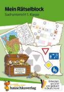 Buchcover und Innenansicht für das Buch: Mein Rätselblock Sachunterricht 1. Klasse