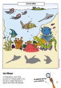 Buchcover und Innenansicht für das Buch: Kindergartenblock ab 3 Jahre - Meine ersten Rätsel und Denkspiele